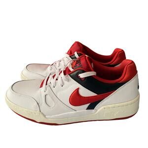 Nike Full Force Low 'Mystic Red' FB1362-102 White/Red/Black Mens sz 10.5